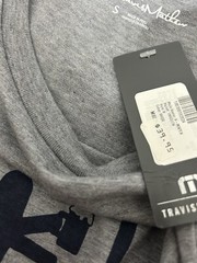 Travis Mathew Men’s T-Shirt Gray Golf Cart Beer Pima Cotton NWT Size S