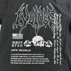 Darc Sport Wolves Black Shirt Men’s Large Until Valhalla Gym