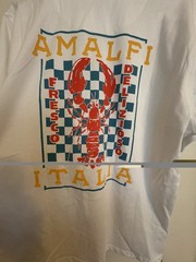 NWT Common People Mens XL White Heavyweight Graphic T Shirt . Amalfi Italia