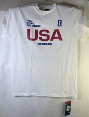 OFFICIAL MERCHANDISE FIFA World Cup 2026 USA White red, blue lettering Men’s L