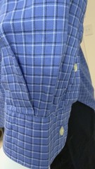 Tommy Hilfiger Men’s Large Blue Plaid Button Down Shirt 100% Cotton Long Sleeve