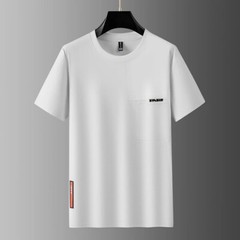 New Fashion Trend Embroidered Summer Short Sleeve Luxury Men Streetwear T-Shirt