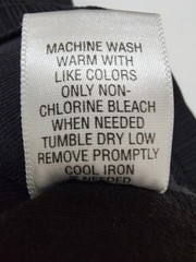Croft & Barrow Easy Care All Black Fitted Crew Ribbed T-Shirt Men’s Large Y2K