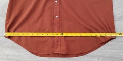 Vintage Stable Gear Western Pearl Snap Shirt L Rust Brown Cowboy Long Sleeve