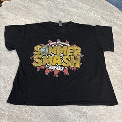 Lyrical Lemonade Summer Smash 2024 Spkrbx T Shirt Medium Crop Black Travis Scott