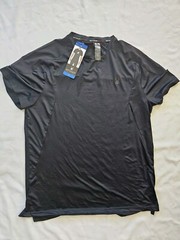 Spyder Shirt Adult X-Large Black Active Gym Shirt Mens NWT New