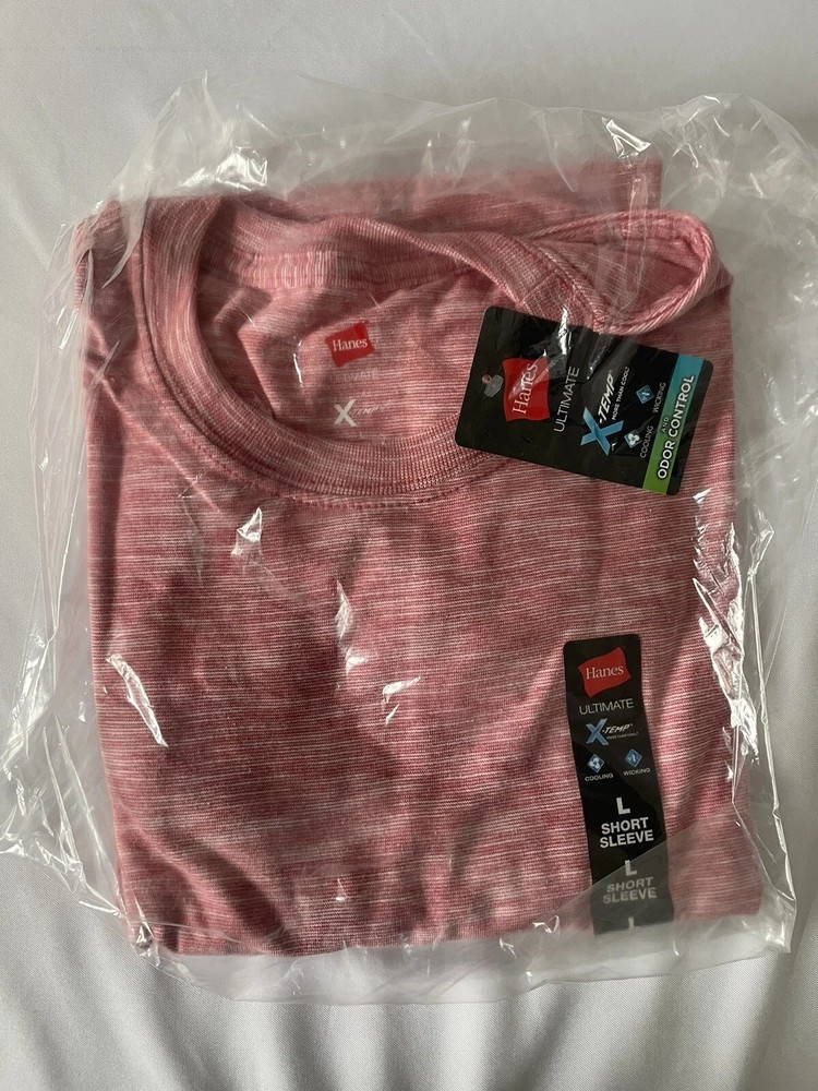 6-Pack – Hanes Ultimate X-Temp T-Shirts Bulk size Medium Odor control wicking