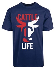 Life Is Better With Cows New Men’s Shirt Farmer Rancher Cattle Show Graphic Tee