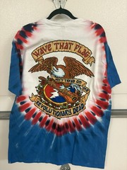 Vintage 1993 Grateful Dead Revolutionary Dead Mike Dubois Liquid Blue XL
