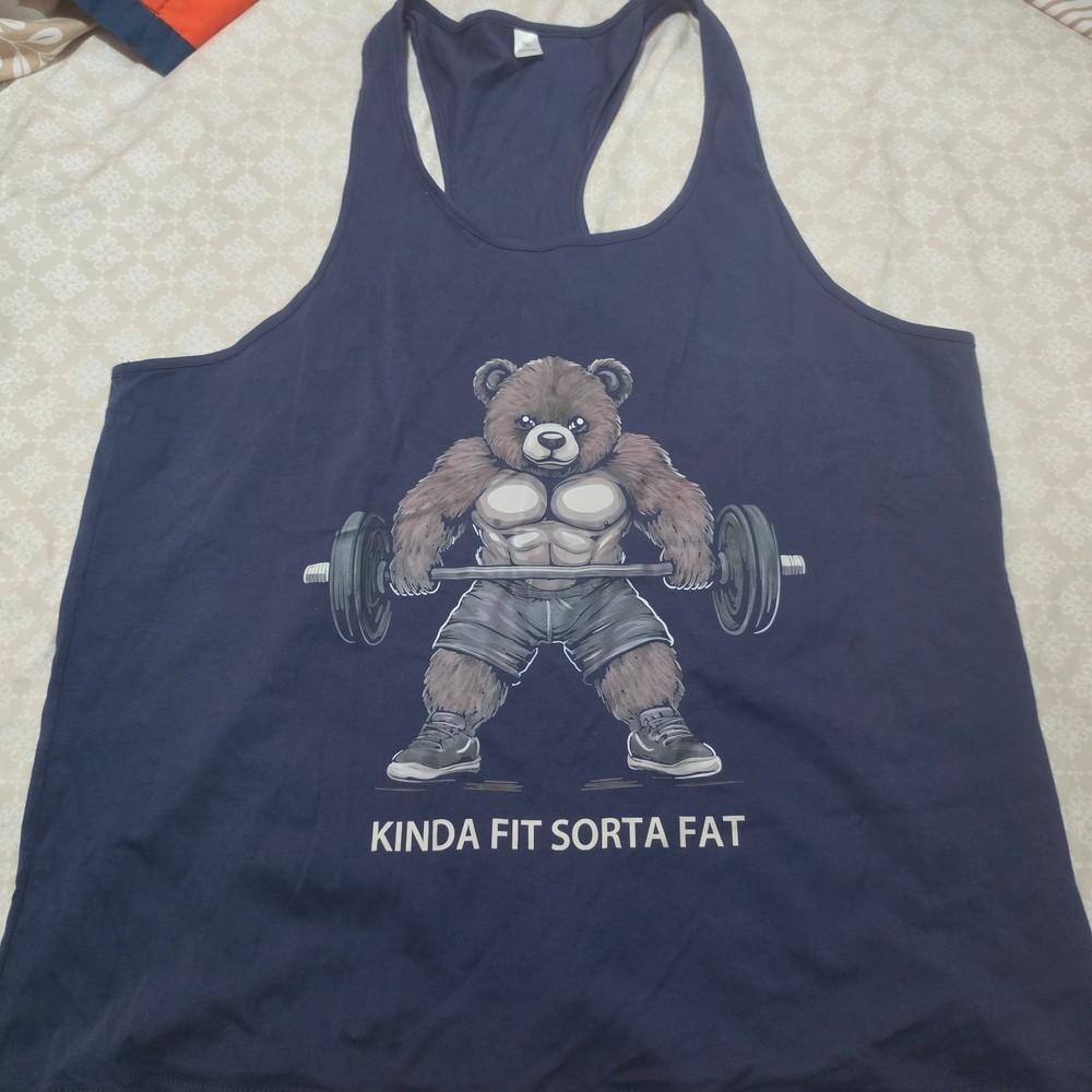 STRINGER TANK TOPS 2XL RUNS SMALL PERFECT FOR THE GYM MADE BY IRON PANDA