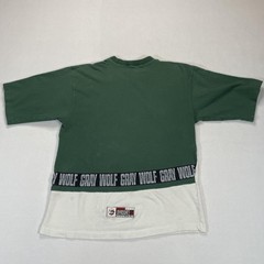 Gray Wolf Shirt Mens XL Green White USA Wolf Outdoor Graphic T-Shirt Tee