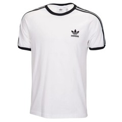Adidas Men’s Original Embroidered Trefoil 3 Stripe California T-Shirt