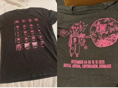Radiohead 2025 Black Tour Copenhagen December 4 5 15 16 2025 T-Shirt