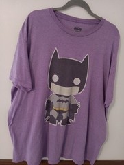 Funko Batman Purple T-Shirt Sz. XXL Small Blemish on back as shown in photo .