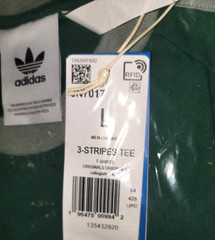 NEW MENS ADIDAS ORIGINALS CALIFORNIA TREFOIL TEE SHIRT~SIZE LARGE #JN7017