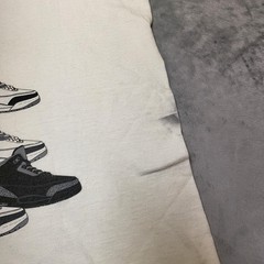 Jordan Shirt Mens 3XL White Jumpman Sneakers Graphic Tee Cotton Jersey