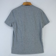 J. CREW HEAVY PREMIUM WEIGHT MARLED HEATHER GRAY POCKET TEE T-SHIRT L