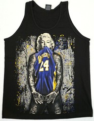 Los Angeles Tank Top T-shirt LA Kobe Marilyn Monroe Tattoo Art Men’s Vest New