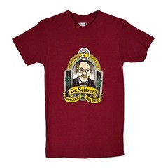 Vintage Single Stitch Graphic T Shirt S XS Fitted Dr. Seltzer’s Hangover Helper