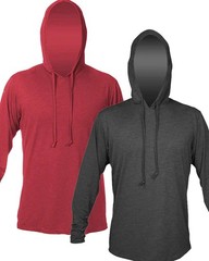 ANETIK Men’s Low Pro Tech Hooded Long Sleeve T-Shirt – MVLPRH8, performance,