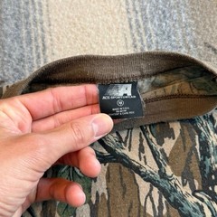 Vintage 80s Mossy Oak Treestand Camo Camouflage T-Shirt Size Small Made In USA