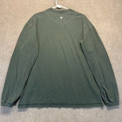 KUHL Kommando Crew Long Sleeve Shirt Men’s Large Green Organic Cotton Arm Pocket