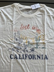 J. Crew Factory Men’s “Lost in California” Graphic T Shirt
