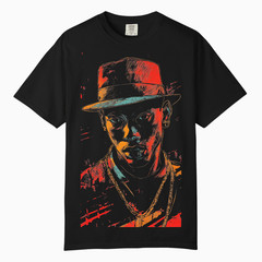 Mens Neon Urban Streetwear Tee, Comfort Colors T Shirt, Unisex Streetwear Tee