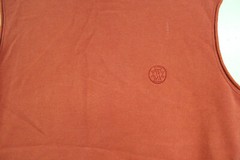 10.Deep Mens Red Fleece Sleeveless Shirt “Terrible Tenth Division” Size 2XL