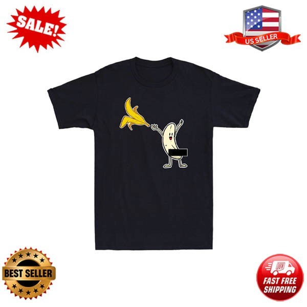 Banana Censor Funny Banana Striptease Cartoon Meme Gift Novelty Men’s T-Shirt