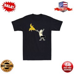 Banana Censor Funny Banana Striptease Cartoon Meme Gift Novelty Men’s T-Shirt