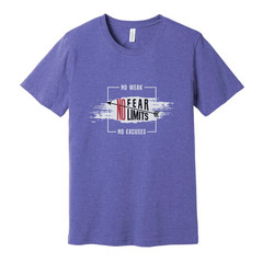 No Fear No Limits Unisex Graphic T Shirt For Gym Workout Running Training And Fi