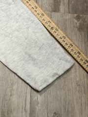 Faherty Men’s Cloud Reversible Crew Long Sleeve Ivory Light blue Heather Sz L