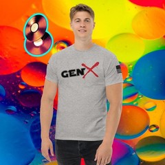 Warrior Veteran Clothing “Gen X” Unisex Classic Tee Retro 80s 90s Generation X