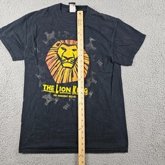 Lion King Shirt Adult Small Black Broadway Musical Official Merch Disney Mufasa
