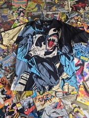 AOP Nineteenth Letter Venom Lethal Protector boot Spider-man Shirt