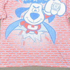 VINTAGE Cartoon Shirt 2XL Mens The Underdog Show AOP Y2K All Over Print THIN tee