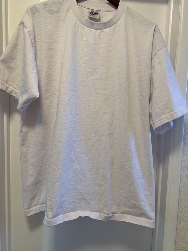 1 NEW PROCLUB LT XL HEAVY WEIGHT T-SHIRT PLAIN TEE PRO CLUB COLOR BLANK