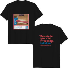 1.50 Costco Hot Dog & Soda Combo T-Shirt Heavyweigh T- Shirt