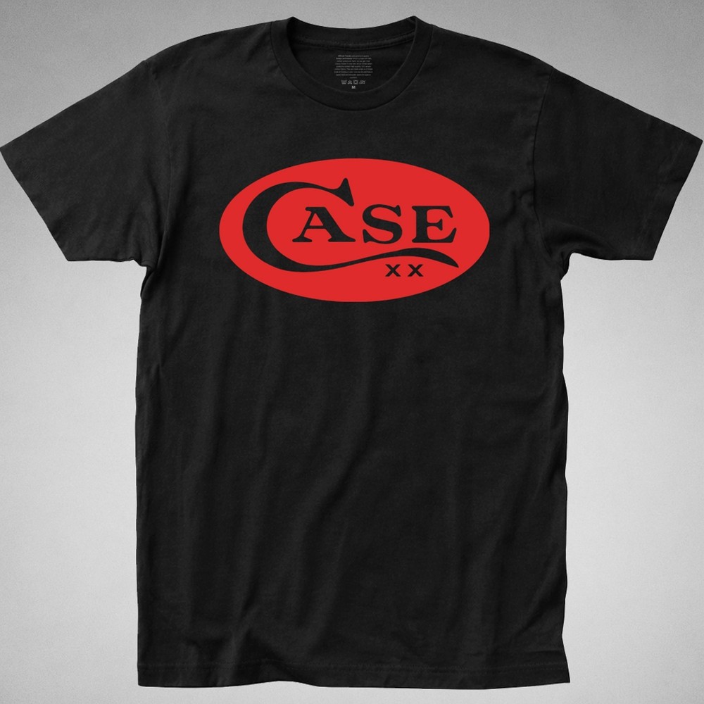 CASE T-SHIRT Tee knives knife weapon classic retro logo graphic logo