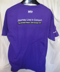 JOURNEY 2021 rare Concert 10/26 The Venetian Resort LIVE Promo Zeta Shirt L
