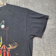 Distressed Horror Circus Graphic T Shirt Men’s Large Black Grunge Gothic