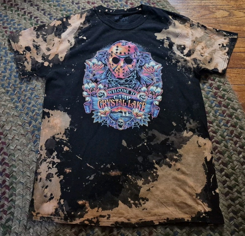 Welcome To Camp Crystal Lake T-shirt Medium Friday The 13th Jason