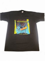 Vintage Fruit Of The Loom Canoe Sport Black XL Shirt Ann Arbor Made In USA