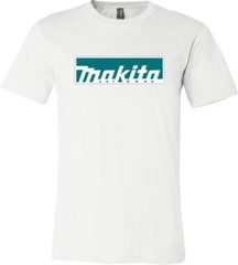 Makita Tools Blue WHITE Logo shirt 6 Sizes adult S-6XL! Fast Ship!