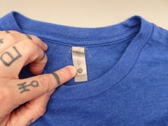 Niantic Branded Graphic Logo T-Shirt Size Men’s Large Blue Ingress Prime