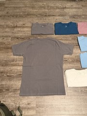 Lot of 12 Tailored Athlete Athletic Fit T-Shirts – White, Blue, Gray – New XL