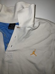 Vintage Air Jordan 7 Unc Jordan Brand Polo Og Y2k Sz 3xl White