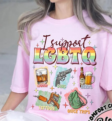 I Support Lgbtq Shirt, Pride Month T-Shirt