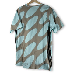Adidas X Marimekko Run Icons 3 Stripe Tee Tshirt Slim Fit Athletic Sz XL